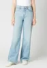 High Rise Wide Leg Addie Mid Blue Jeans - BL15816 sold by Buffalo Jeans