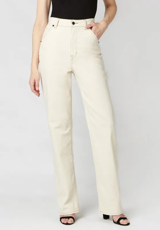 Super High Rise Loose Straight Jane Ecru Jeans - BL15773 sold by Buffalo Jeans