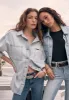 Sydney Women's Denim Shacket in Bleached Blue - BL15947 sold by Buffalo Jeans