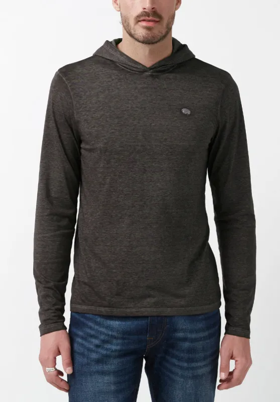 Kathim Men’s Long-Sleeve Top in Black - BM24051 sold by Buffalo Jeans
