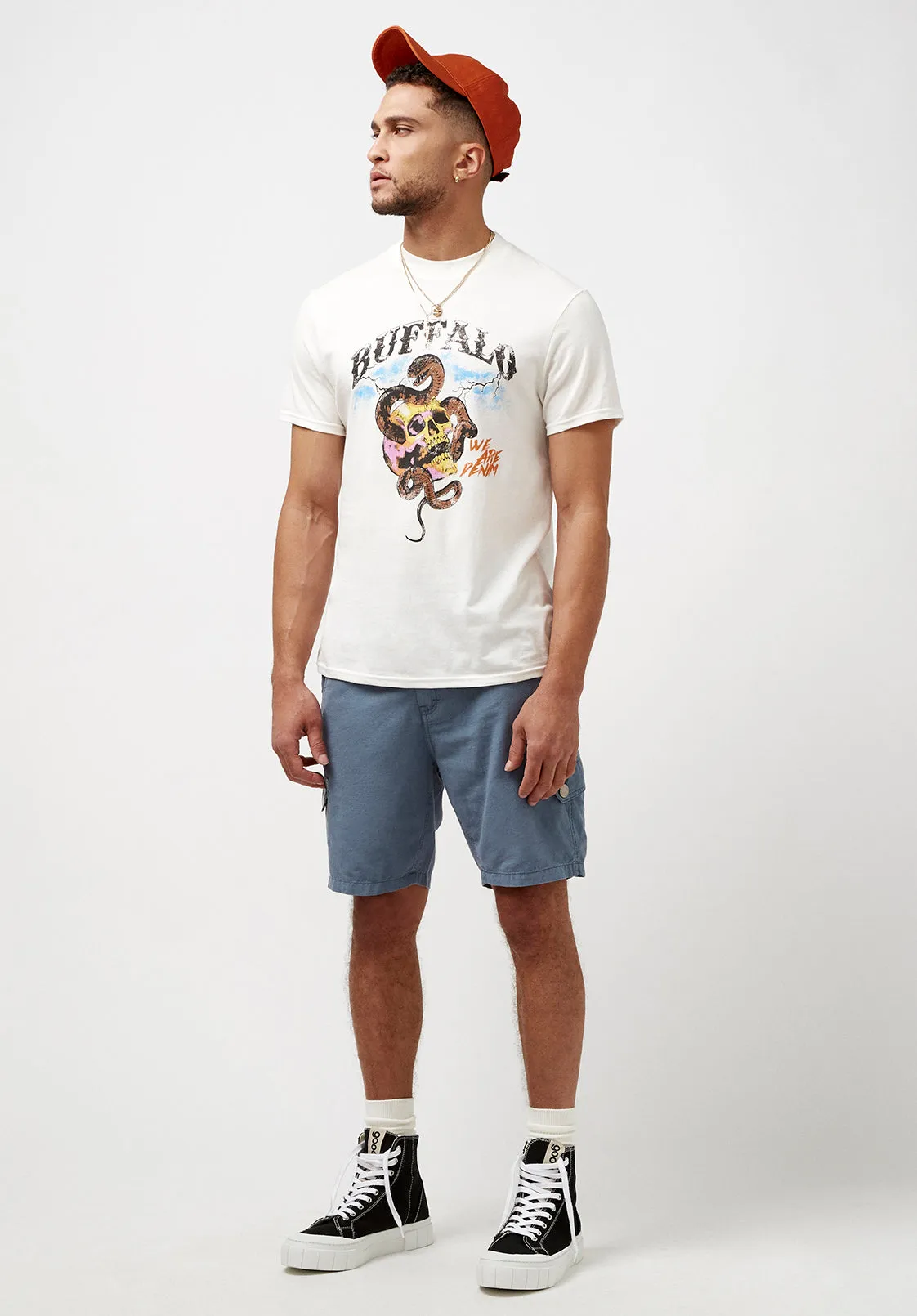 Havane Men's Linen Twill Shorts in Mirage Blue - BM23967 sold by Buffalo Jeans product image thumbnail 4