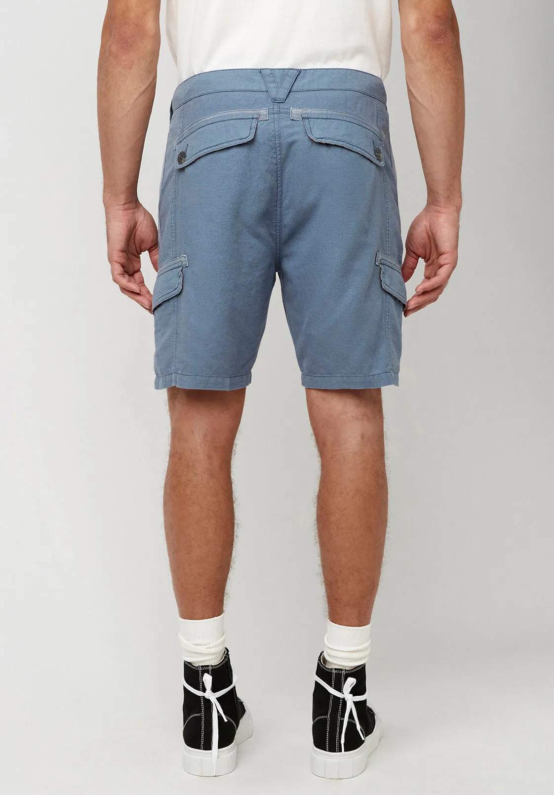 Havane Men's Linen Twill Shorts in Mirage Blue - BM23967 sold by Buffalo Jeans product image thumbnail 2