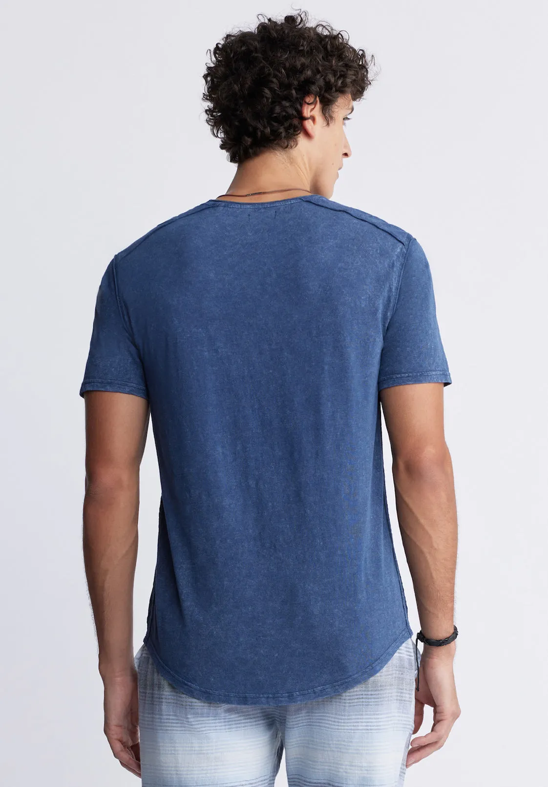 Kamizo Men's Pocket T-shirt in Whale Blue - BM24346 sold by Buffalo Jeans product image thumbnail 4