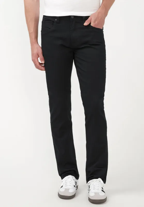Straight Six Men's Twill Pants in Authentic Black - BM16083 sold by Buffalo Jeans