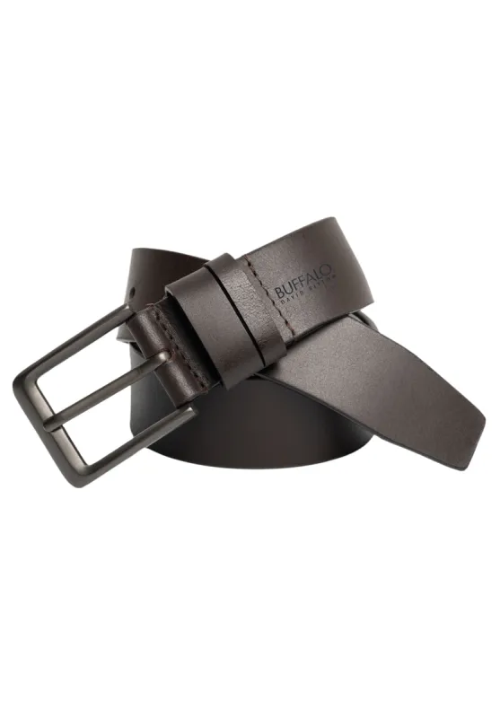 Full Grain Brown Buffalo Leather Belt - BB1003C13 sold by Buffalo Jeans