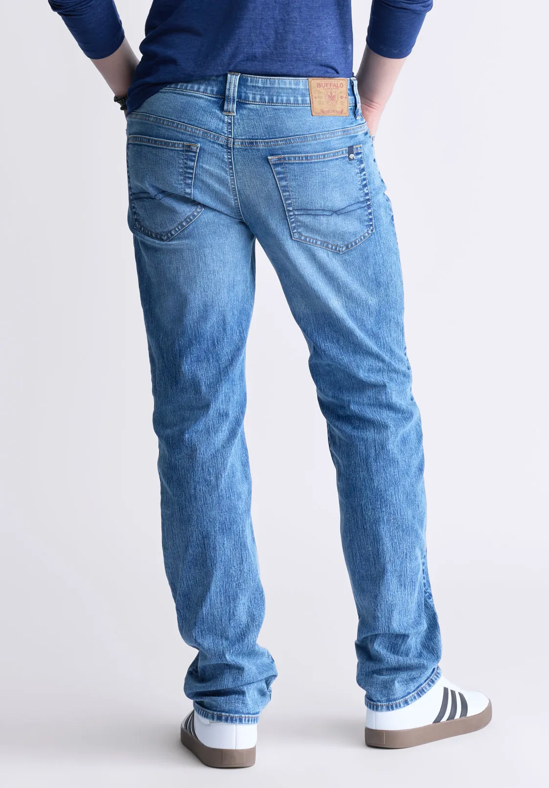 Straight Six Men's Jeans, Contrasted Indigo - BM26028 sold by Buffalo Jeans product image thumbnail 2
