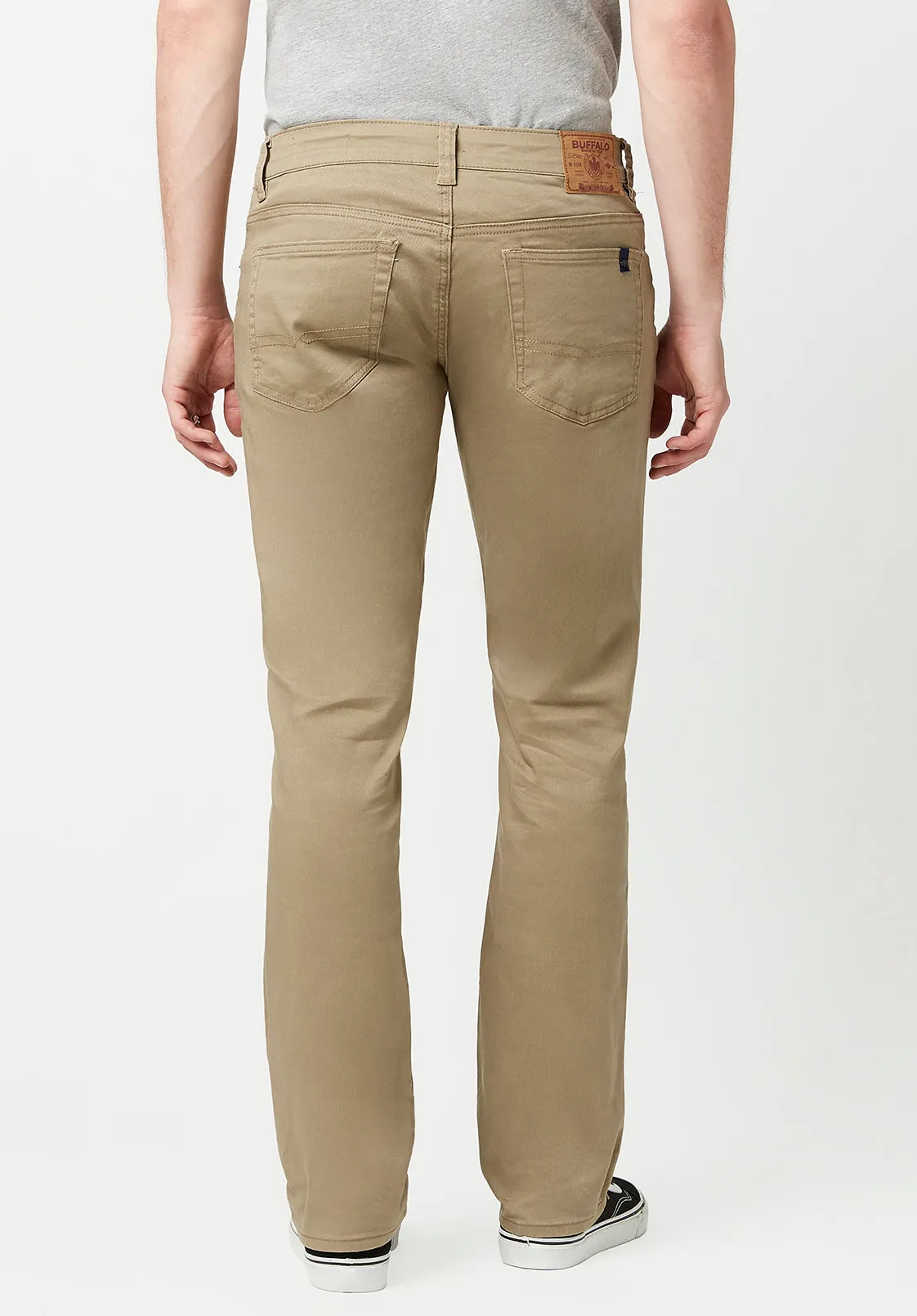 Straight Six Men's Twill Pants in Tan - BM16083 sold by Buffalo Jeans product image thumbnail 2