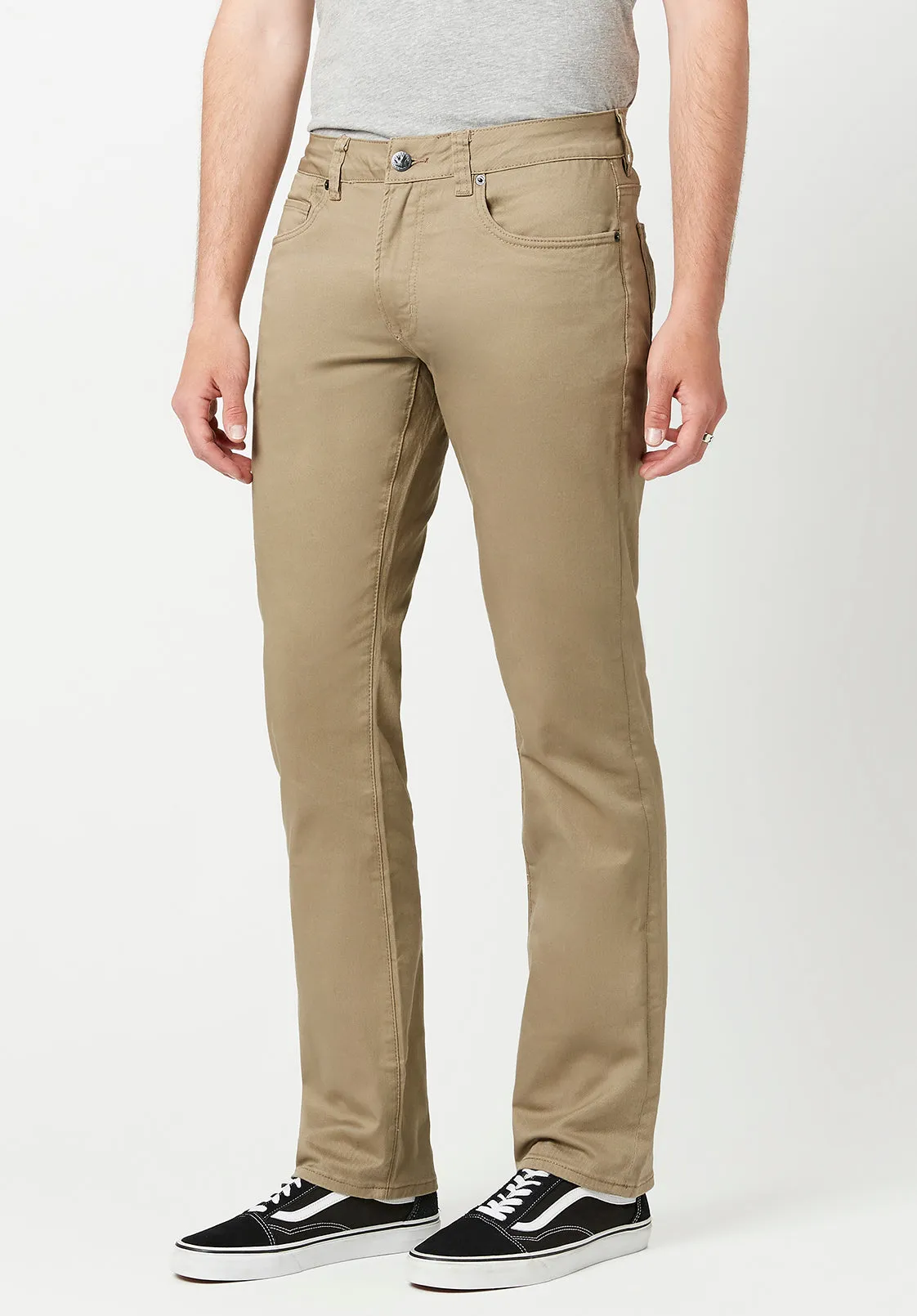 Straight Six Men's Twill Pants in Tan - BM16083 sold by Buffalo Jeans product image thumbnail 3