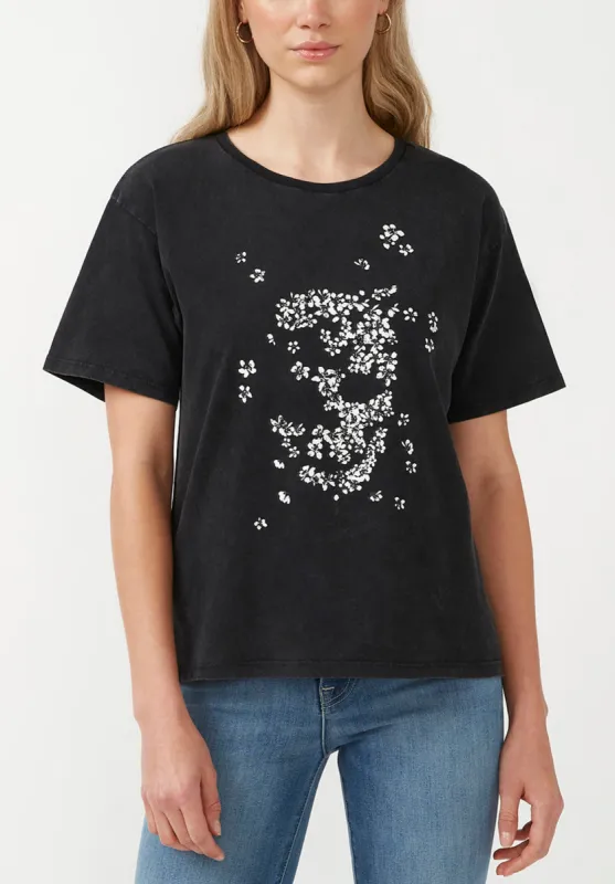 Darcy Women's Boyfriend T-Shirt in Black - KT0042S made by Buffalo David Bitton