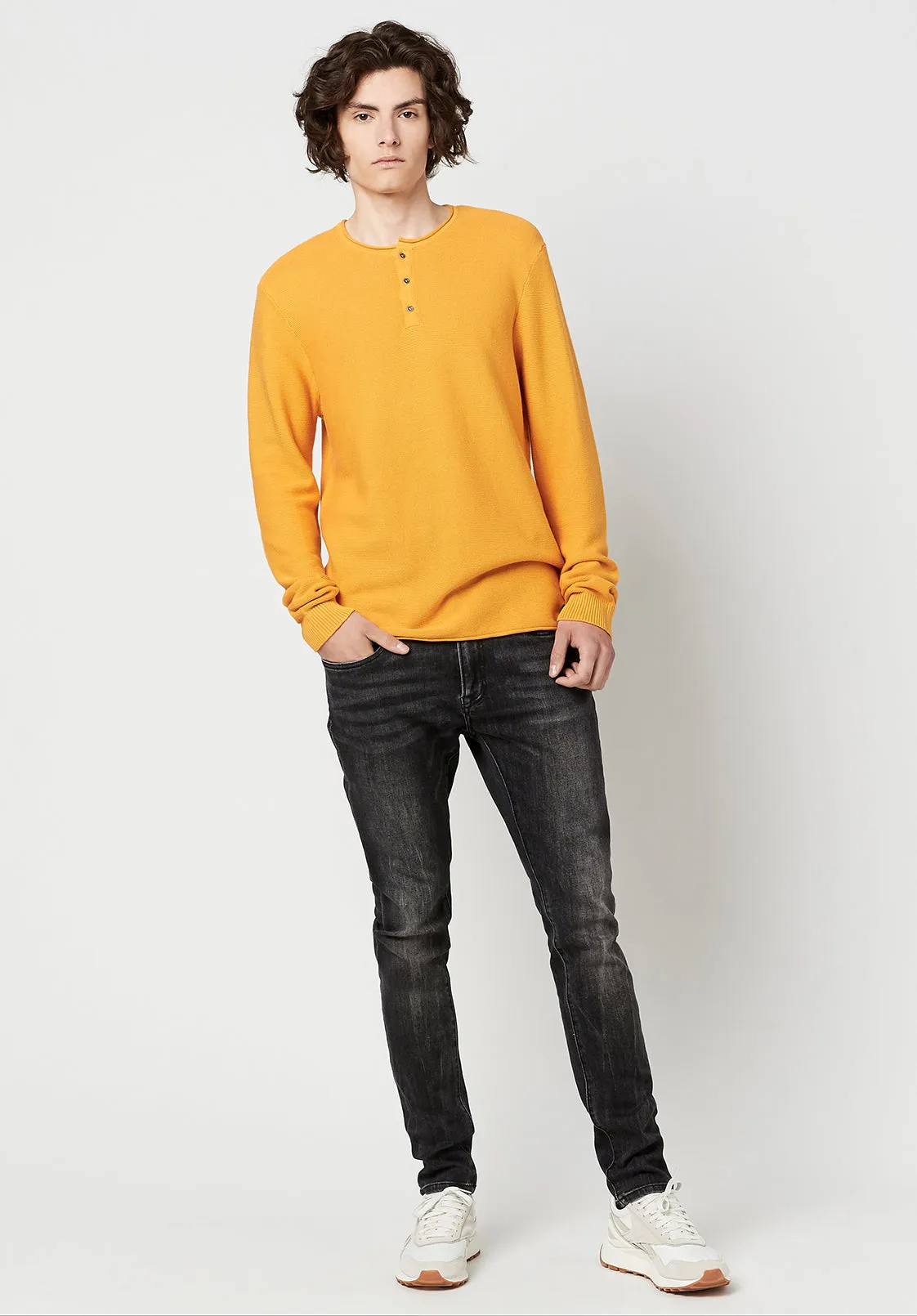 Wamill Cotton Henley - BM23691 sold by Buffalo Jeans product image thumbnail 5