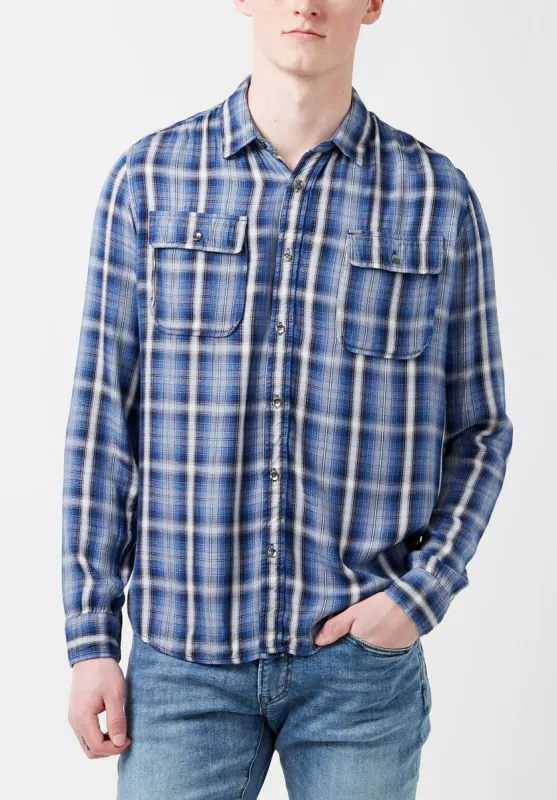 Sake Twill Plaid Shirt - BM23879 sold by Buffalo Jeans