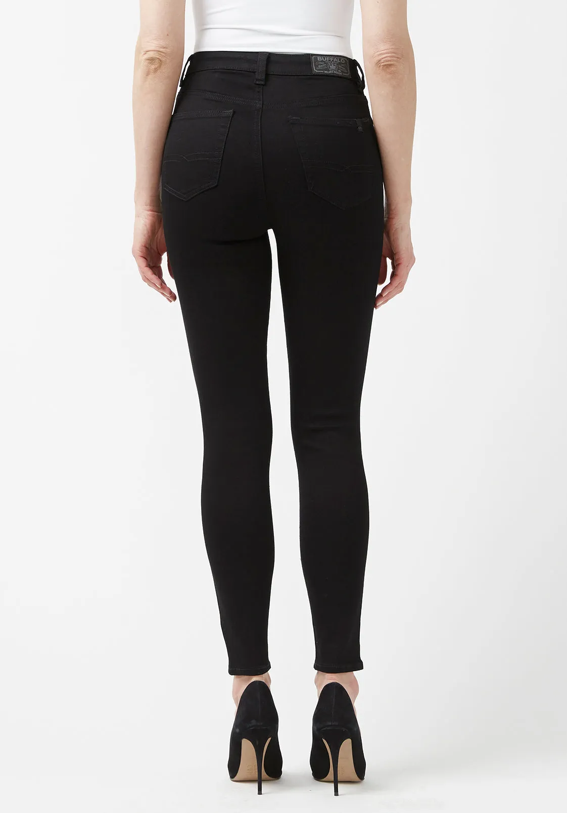 High Rise Skinny Skylar Women's Jeans, Black - BL15663 sold by Buffalo Jeans product image thumbnail 3