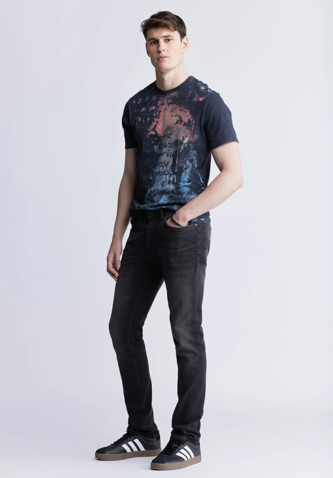 Tylow Men's Short Sleeve Graphic T-shirt, Black - BM24354 sold by Buffalo Jeans product image thumbnail 4