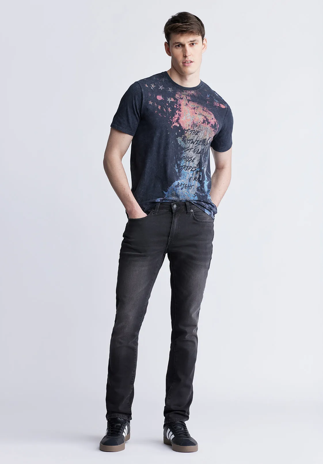 Tylow Men's Short Sleeve Graphic T-shirt, Black - BM24354 sold by Buffalo Jeans product image thumbnail 5
