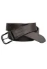 Shrunken Full Grain Brown Buffalo Leather Belt with Blackened Finish - BB1005C13 sold by Buffalo Jeans