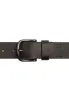 Shrunken Full Grain Brown Buffalo Leather Belt with Blackened Finish - BB1005C13 sold by Buffalo Jeans