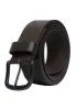 Shrunken Full Grain Brown Buffalo Leather Belt with Blackened Finish - BB1005C13 sold by Buffalo Jeans