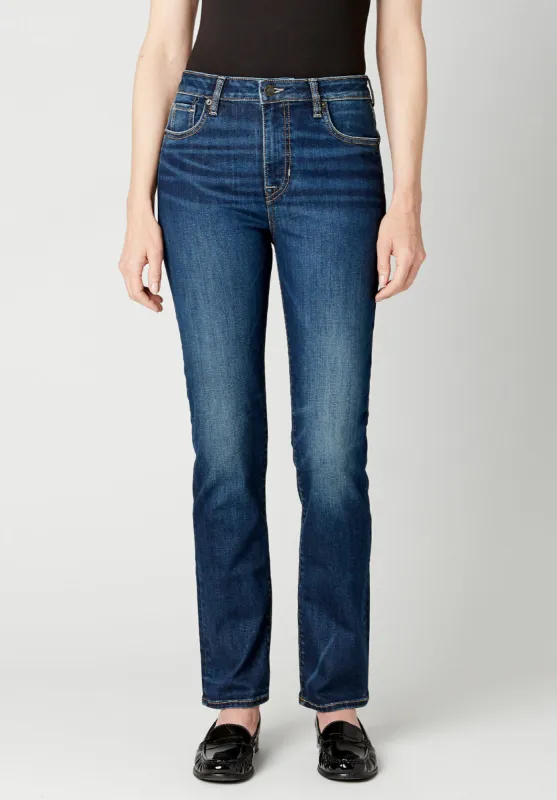 High Rise Straight Jayden Women's Jeans in Night Rain - BL15833 sold by Buffalo Jeans