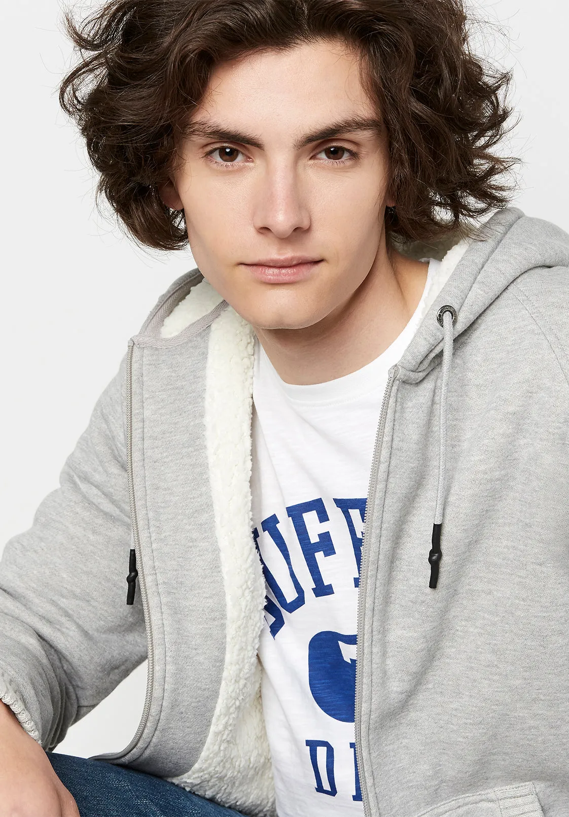 Fleece & Sherpa Fasox Hoodie - BM23800 sold by Buffalo Jeans product image thumbnail 3