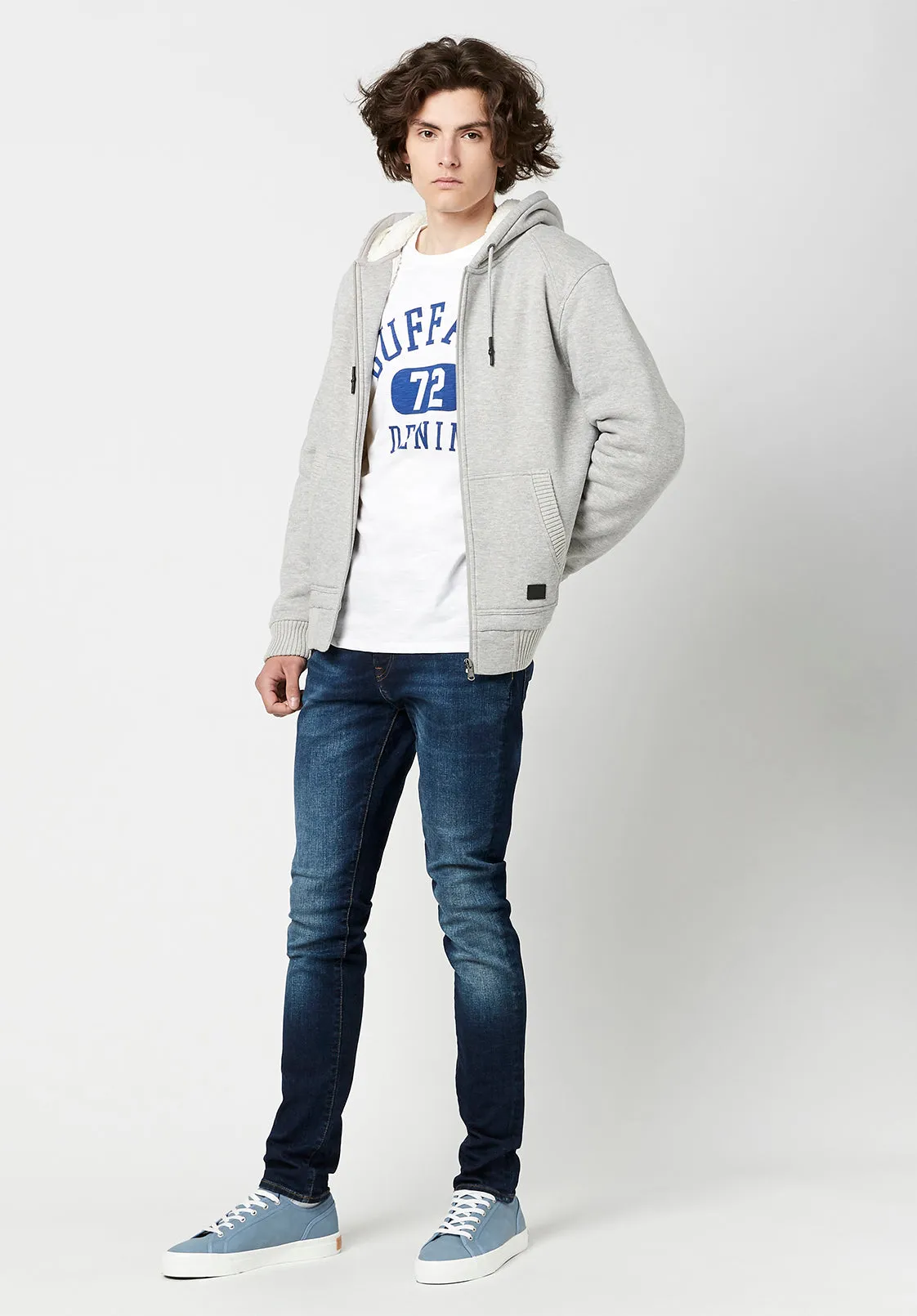 Fleece & Sherpa Fasox Hoodie - BM23800 sold by Buffalo Jeans product image thumbnail 4