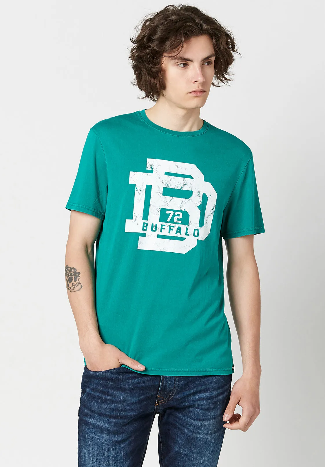 Tobeen Varsity Logo T-Shirt - BM23722 sold by Buffalo Jeans product image thumbnail 3