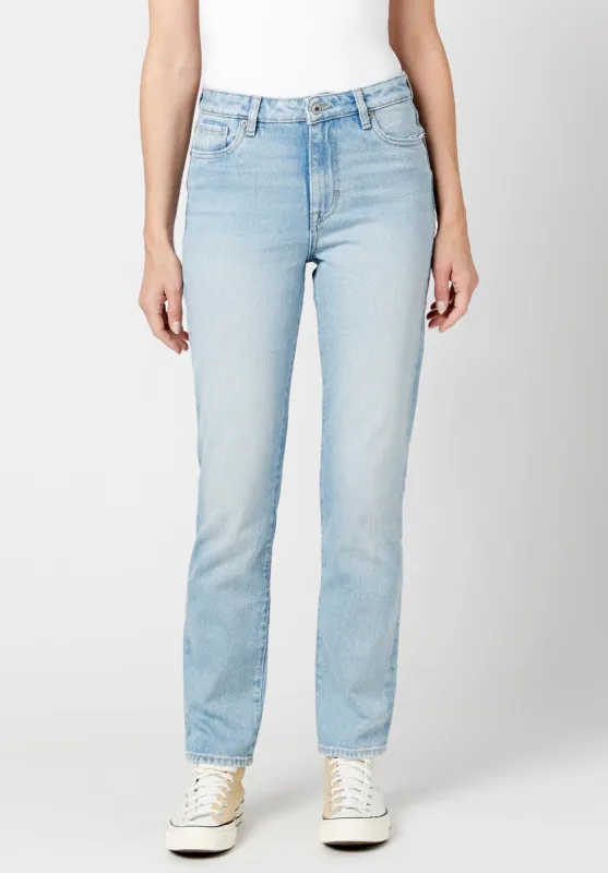 High Rise Straight Jayden Women's Jeans, Light & Soft Blue - BL15837 sold by Buffalo Jeans