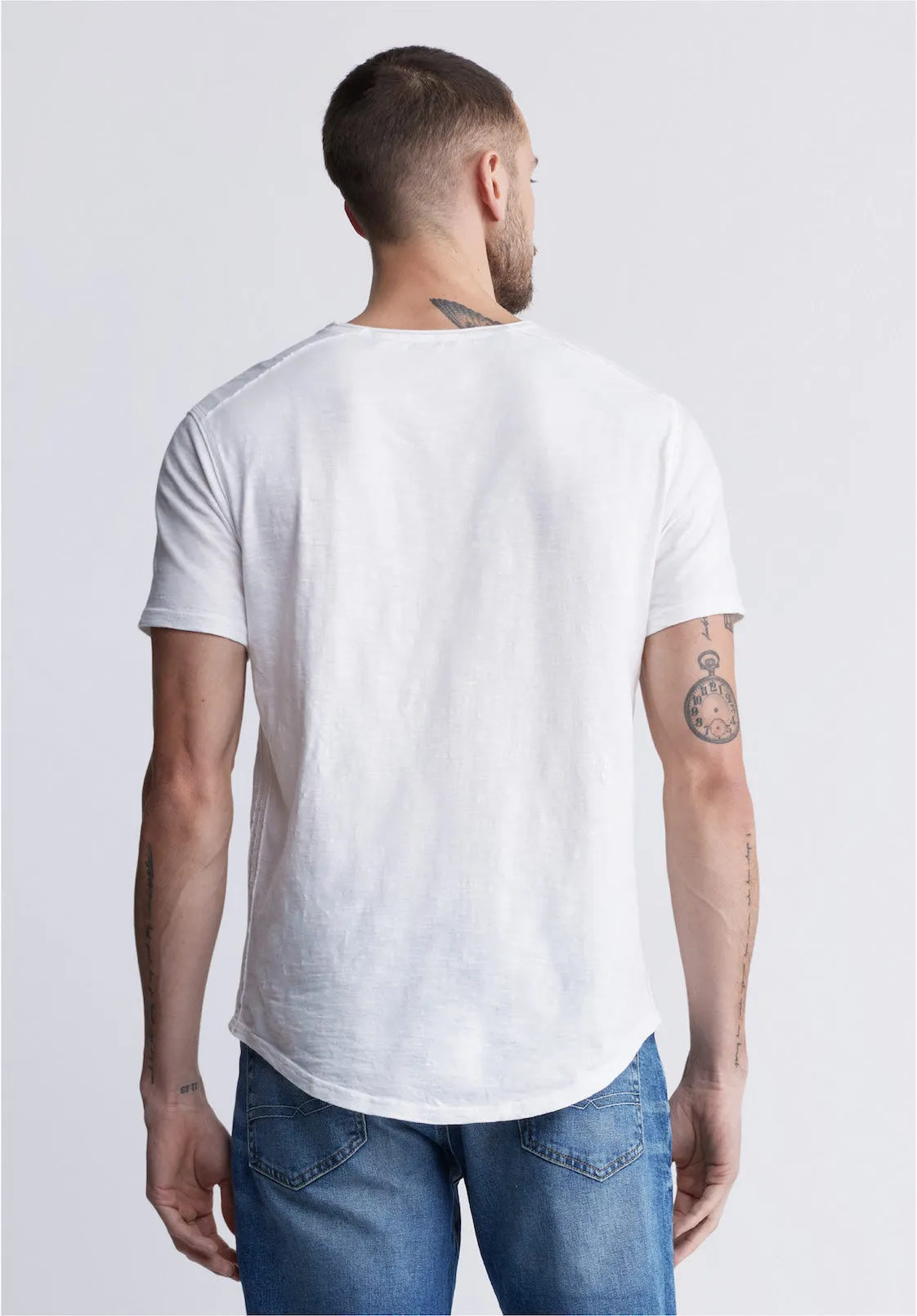 Kamizo Men's Pocket T-shirt in White - BM24346 sold by Buffalo Jeans product image thumbnail 4