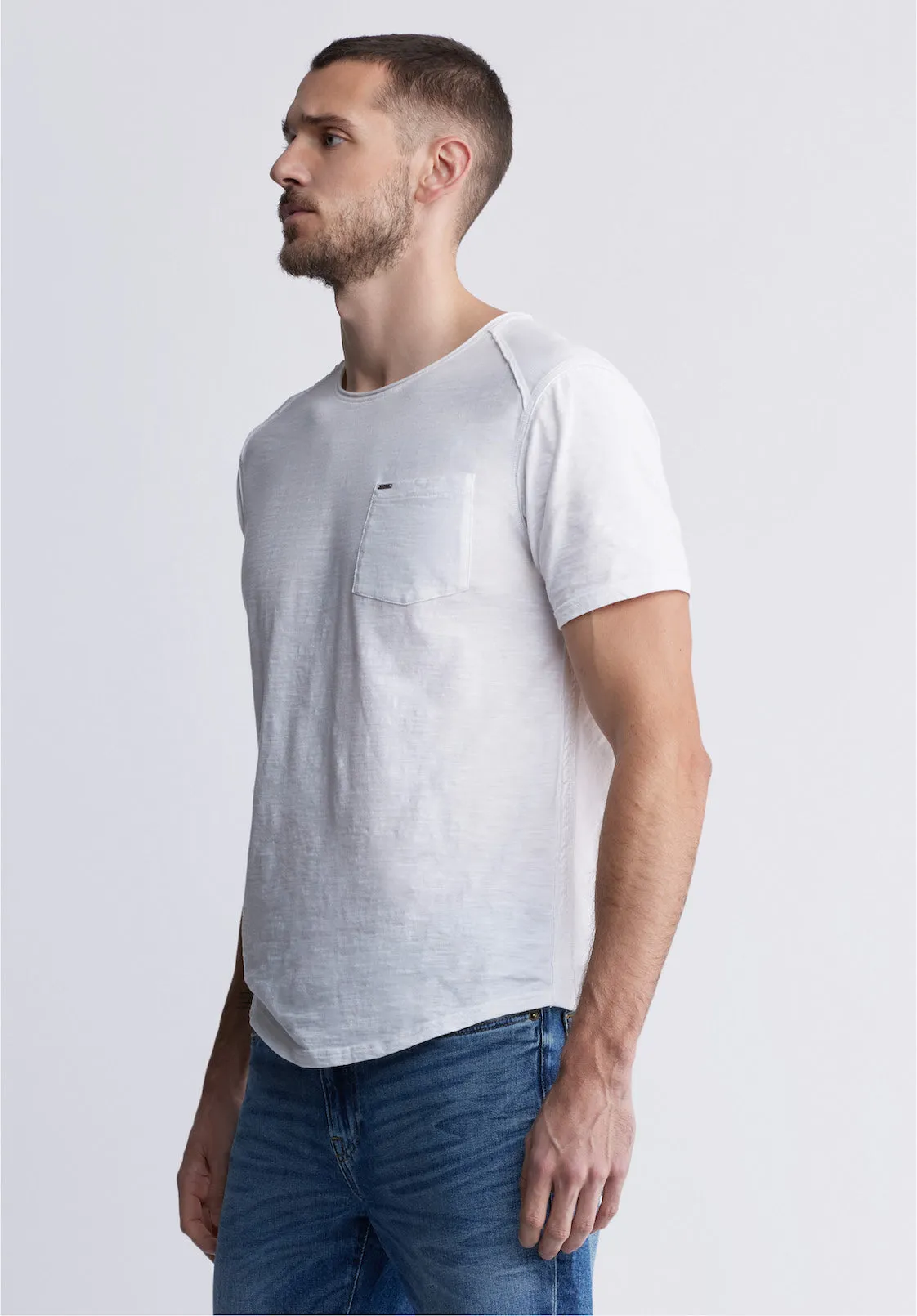 Kamizo Men's Pocket T-shirt in White - BM24346 sold by Buffalo Jeans product image thumbnail 3