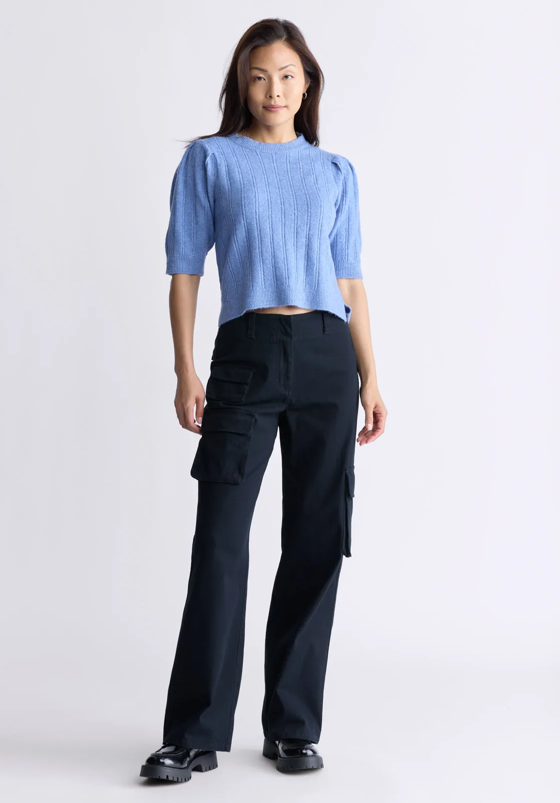 Fellie Women's Cargo Pants, Black - WB0011F sold by Buffalo Jeans product image thumbnail 4