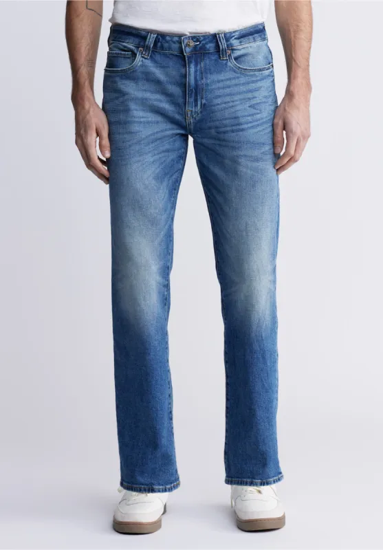 Relaxed Straight Driven Men's Jeans, Heavily Sanded and Worked - BM22986 sold by Buffalo Jeans