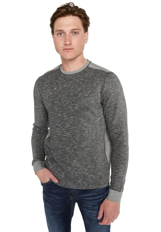 Katana Men's Shoulder Detail Pullover Black - BM23271 sold by Buffalo Jeans