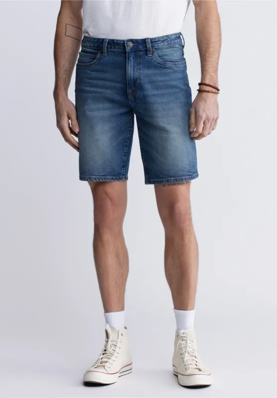 Relaxed Straight Dean Men's Denim Shorts, Vintage Contrasted - BM22968 sold by Buffalo Jeans