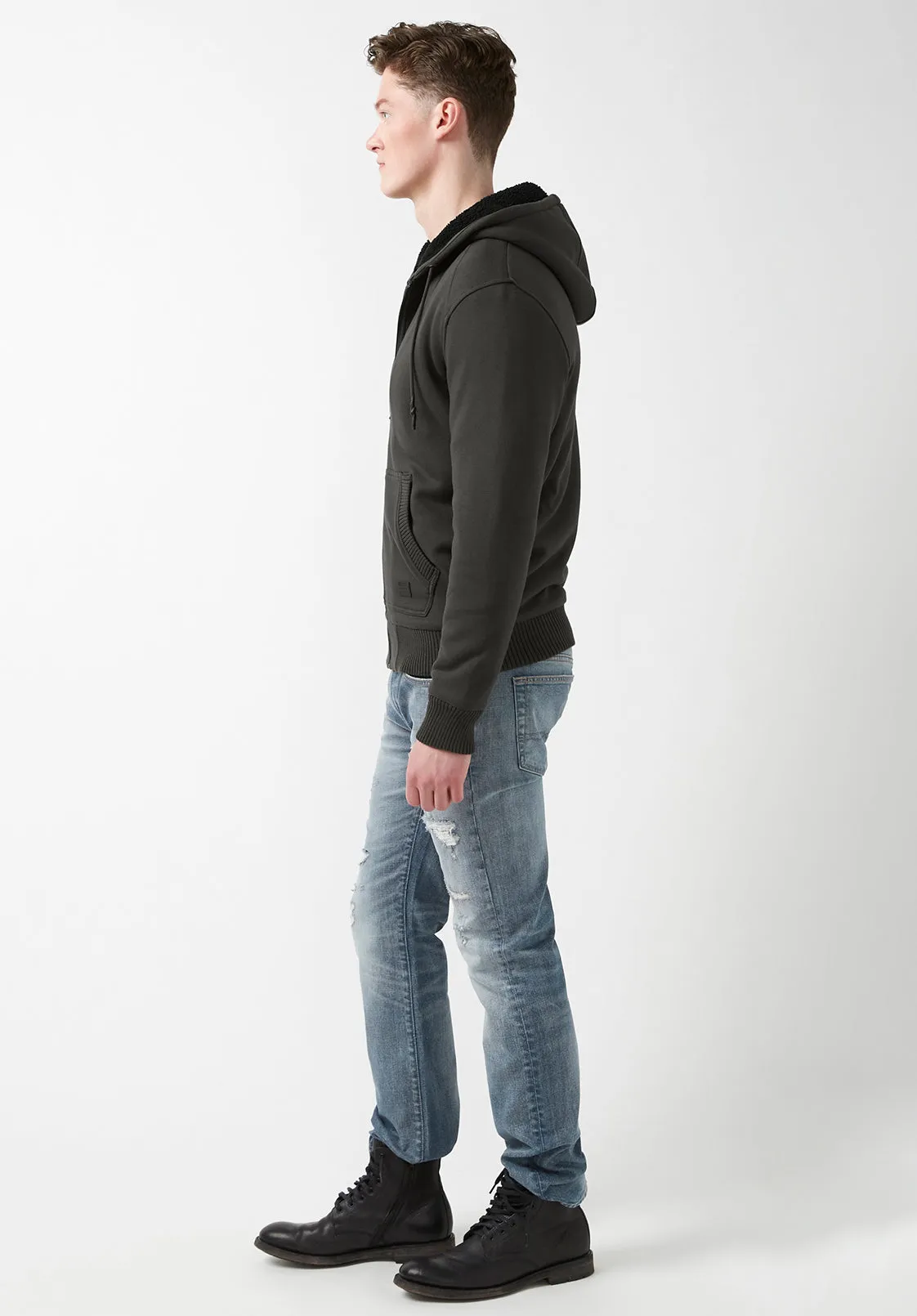 Fasox Charcoal Men’s Sweatshirt - BM24161 sold by Buffalo Jeans product image thumbnail 4