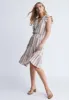 Livia Women’s Striped Midi Dress in Beige & Pink - WD0034P sold by Buffalo Jeans