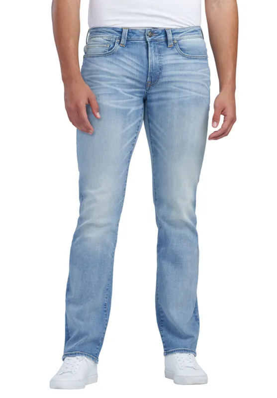 Relaxed Straight Driven Crinkled and Light Wash Jeans - BM22825 sold by Buffalo Jeans