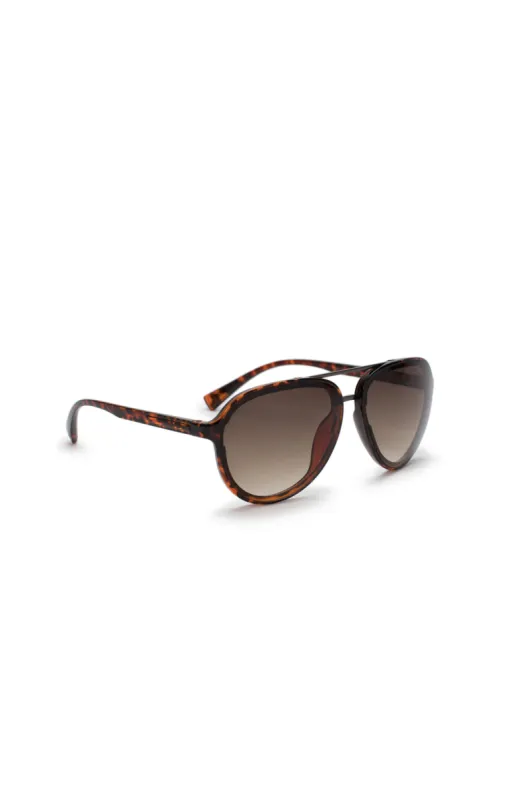 Aviator Sunglasses With Dark Tortoise Frame - B0011STOR sold by Buffalo Jeans