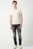 Skinny Max Men's Jeans in Distressed Black - BM22895 sold by Buffalo Jeans