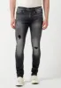 Skinny Max Men's Jeans in Distressed Black - BM22895 sold by Buffalo Jeans