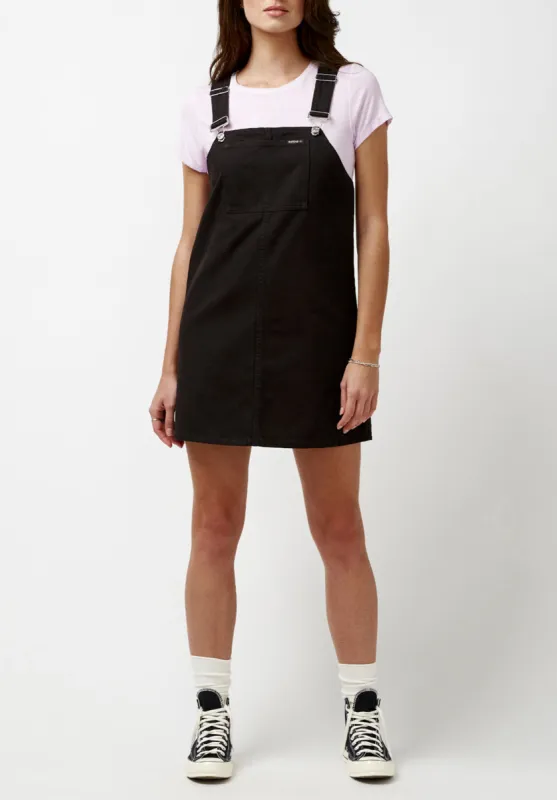 Leah Black Overall Dress - BL15918 sold by Buffalo Jeans