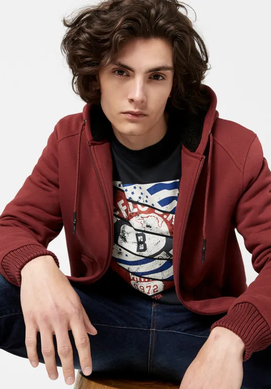 Fleece & Sherpa Fasox Hoodie - BM23800 sold by Buffalo Jeans