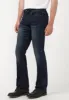 Slim Boot King Men's Jeans in Whiskered and Sanded Dark Blue - BM22675 sold by Buffalo Jeans