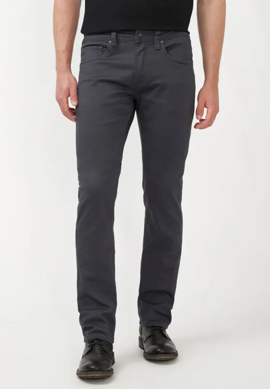 Straight Six Men's Twill Pants in Charcoal Gray - BM16083 sold by Buffalo Jeans
