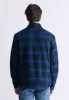 Jalika Men's Plaid Shacket with Sherpa Lining, Black & Navy - BM24447 sold by Buffalo Jeans