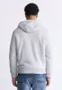Fasox Men's Zip-Up Hooded Jacket with Sherpa Lining, Light Heather Grey - BM24463 sold by Buffalo Jeans