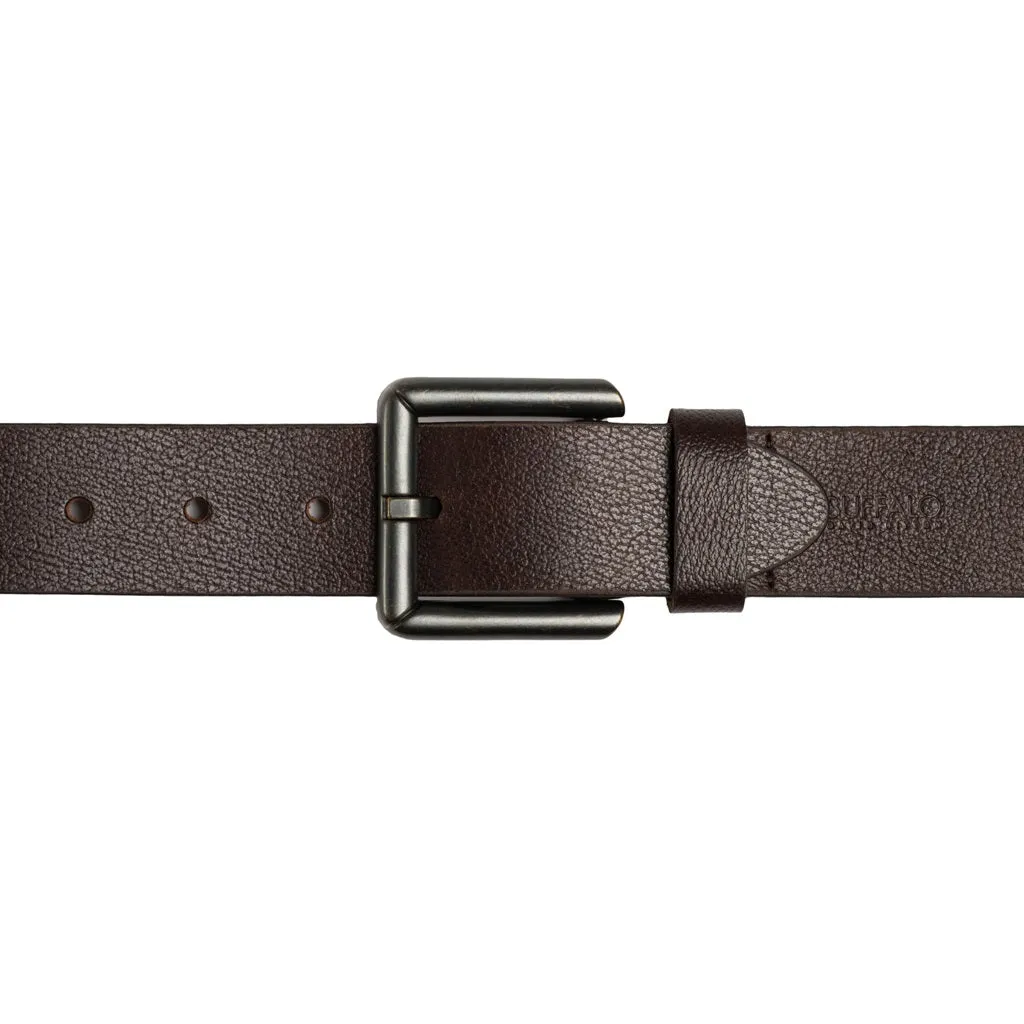 Square Buckle Brown Buffalo Leather Belt - BB1000C13 sold by Buffalo Jeans product image thumbnail 3