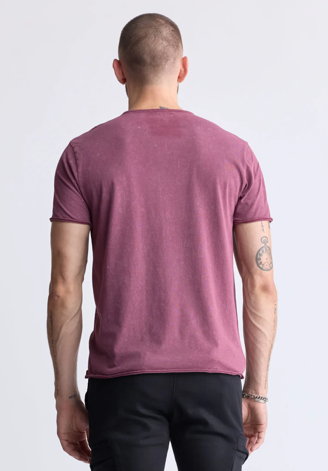 Tusha Men’s Short Sleeve Graphic T-shirt, Fico Red - BM24485 sold by Buffalo Jeans product image thumbnail 4