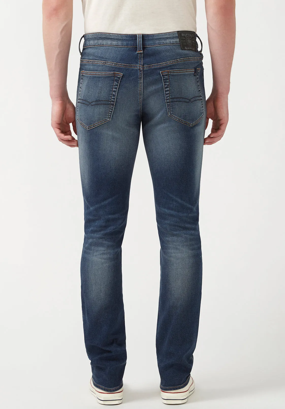 Slim Ash Men's Freedom Flex Jeans, Dark Sanded Blue - BM22920 sold by Buffalo Jeans product image thumbnail 2