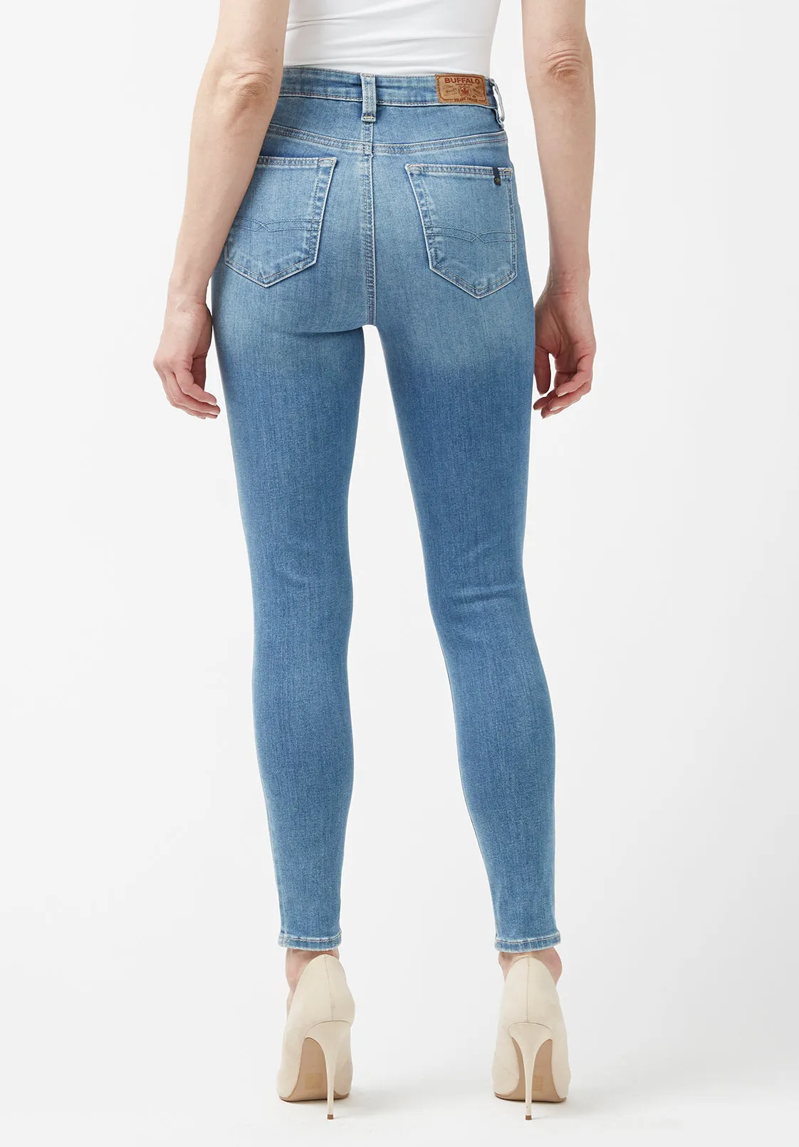High Rise Skinny Skylar Women's Jeans, Light Vintage Blue - BL15659 sold by Buffalo Jeans product image thumbnail 3