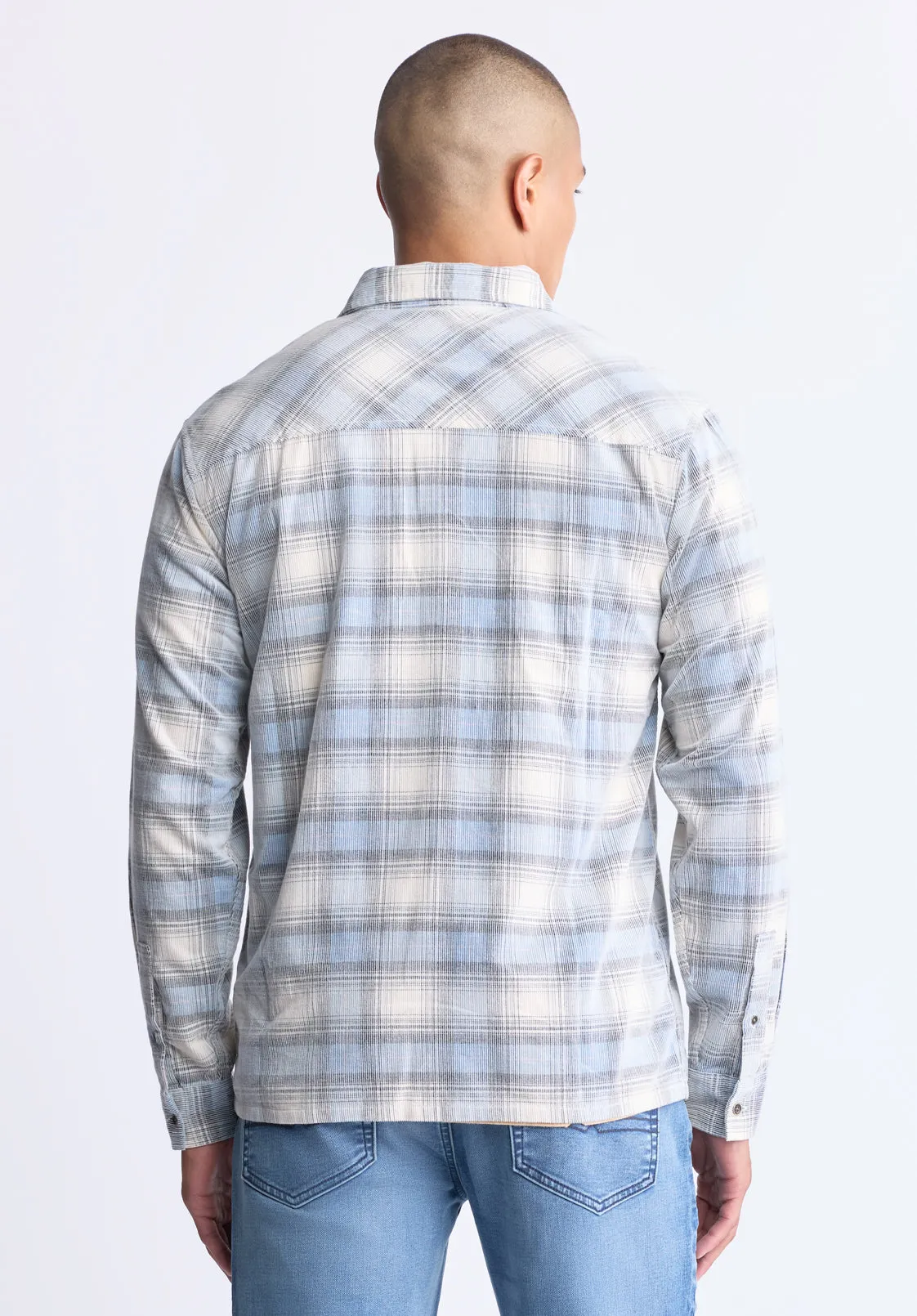 Satro Men's Plaid Shirt, Blue - BM24498 sold by Buffalo Jeans product image thumbnail 4