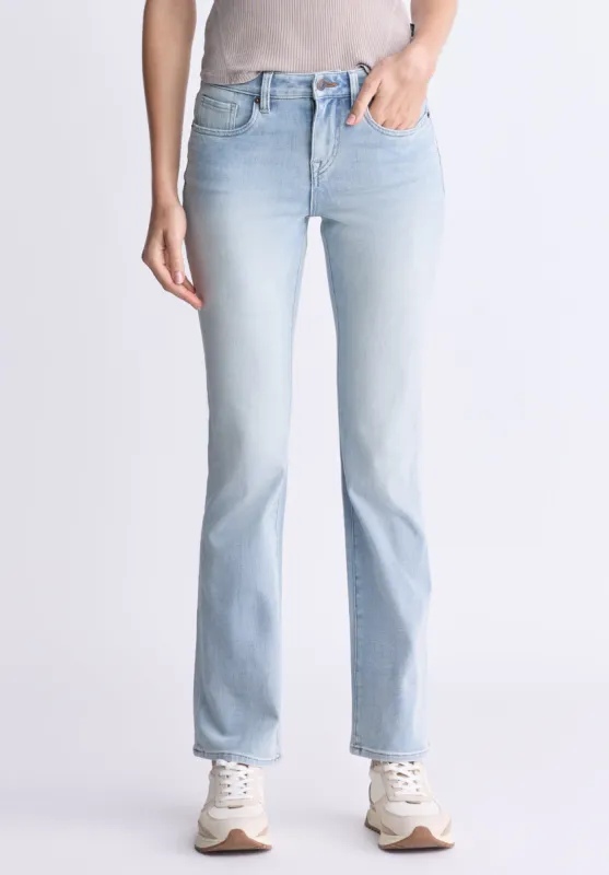 Mid Rise Bootcut Queen Women's Jeans, Vintage Light Blue - BL15985 sold by Buffalo Jeans